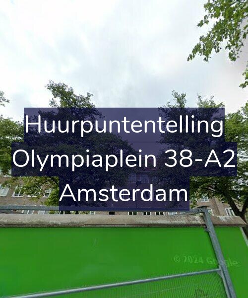 Foto gevel Huurpuntentelling voor Olympiaplein 38-A2, Amsterdam