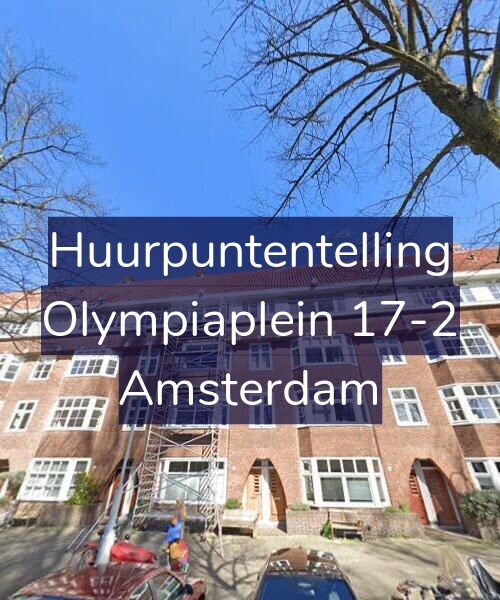 Foto gevel Huurpuntentelling voor Olympiaplein 17-2, Amsterdam