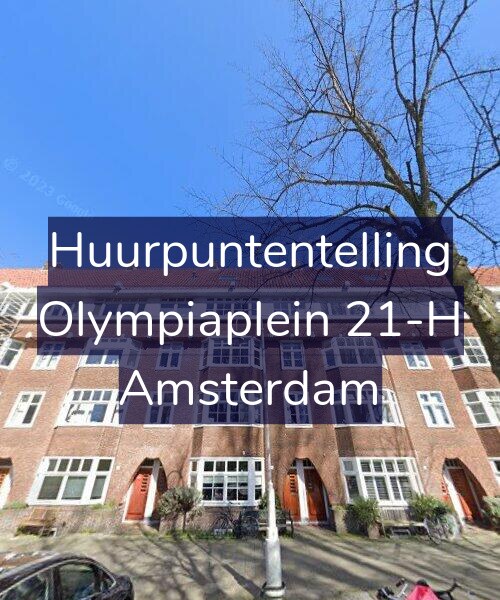 Foto gevel Huurpuntentelling voor Olympiaplein 21-H, Amsterdam