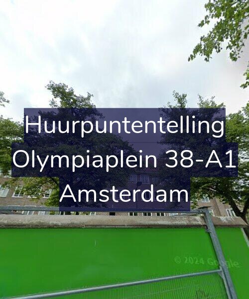 Foto gevel Huurpuntentelling voor Olympiaplein 38-A1, Amsterdam