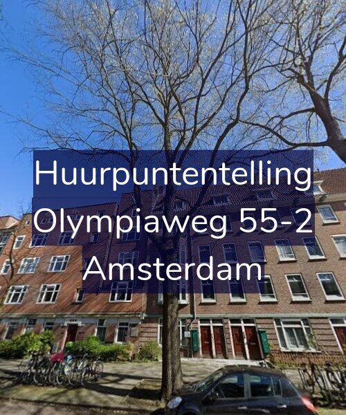 Foto gevel Huurpuntentelling voor Olympiaweg 55-2, Amsterdam