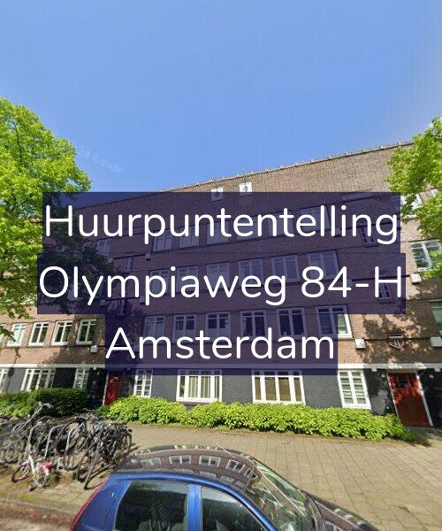 Foto gevel Huurpuntentelling voor Olympiaweg 84-H, Amsterdam