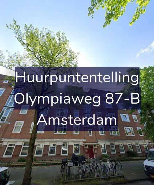 Foto gevel Huurpuntentelling voor Olympiaweg 87-B, Amsterdam