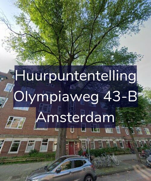 Foto gevel Huurpuntentelling voor Olympiaweg 43-B, Amsterdam
