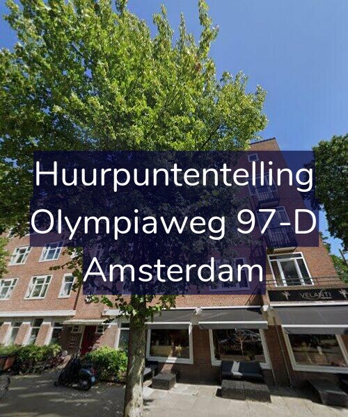 Foto gevel Huurpuntentelling voor Olympiaweg 97-D, Amsterdam