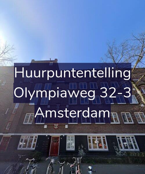 Foto gevel Huurpuntentelling voor Olympiaweg 32-3, Amsterdam