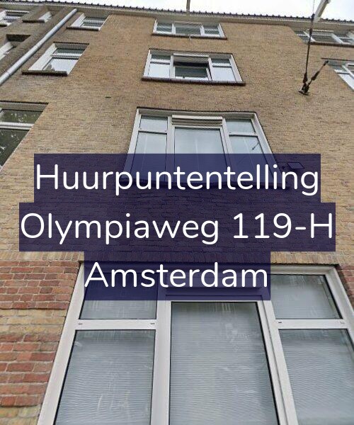 Foto gevel Huurpuntentelling voor Olympiaweg 119-H, Amsterdam