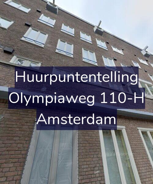 Foto gevel Huurpuntentelling voor Olympiaweg 110-H, Amsterdam