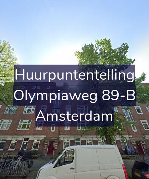 Foto gevel Huurpuntentelling voor Olympiaweg 89-B, Amsterdam
