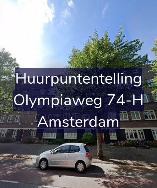 Foto gevel Huurpuntentelling voor Olympiaweg 74-H, Amsterdam