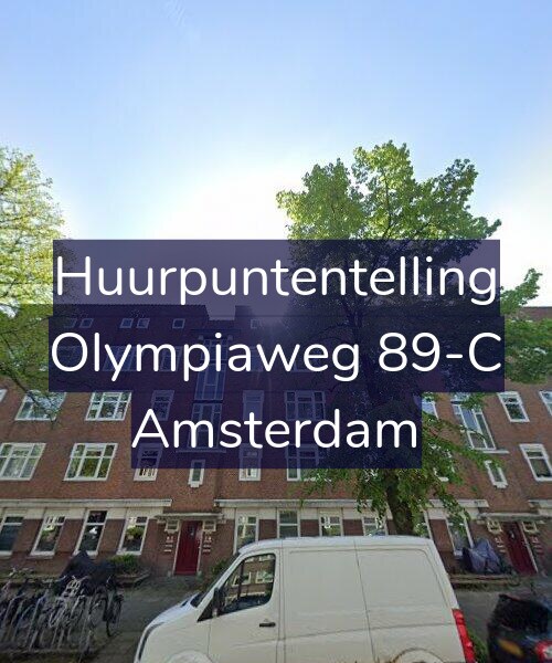 Foto gevel Huurpuntentelling voor Olympiaweg 89-C, Amsterdam