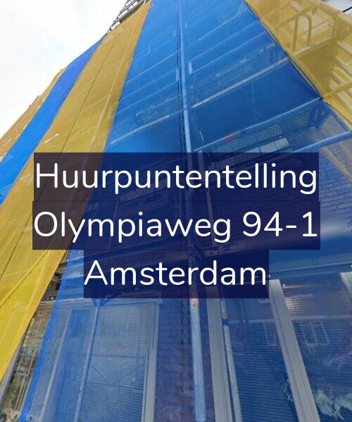 Foto gevel Huurpuntentelling voor Olympiaweg 94-1, Amsterdam