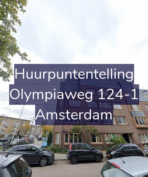 Foto gevel Huurpuntentelling voor Olympiaweg 124-1, Amsterdam