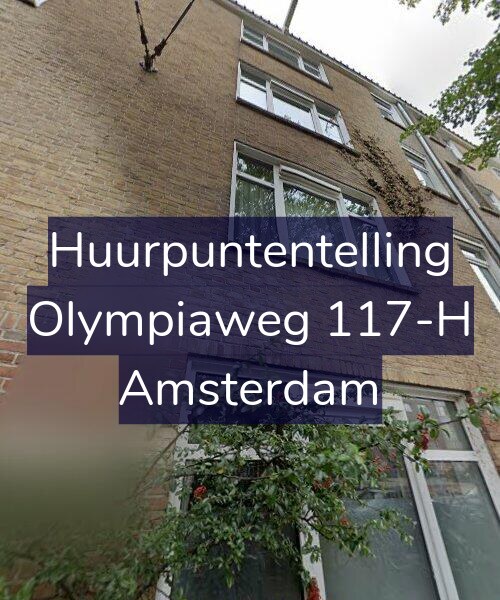 Foto gevel Huurpuntentelling voor Olympiaweg 117-H, Amsterdam
