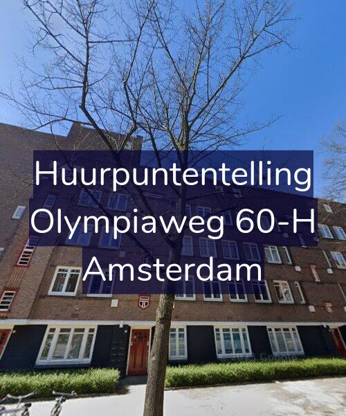 Foto gevel Huurpuntentelling voor Olympiaweg 60-H, Amsterdam