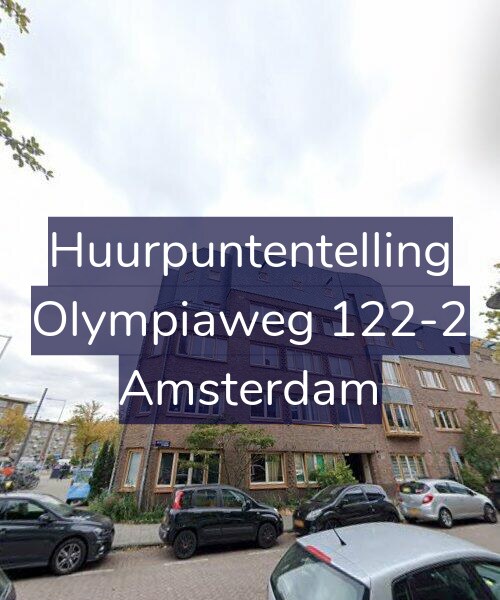 Foto gevel Huurpuntentelling voor Olympiaweg 122-2, Amsterdam