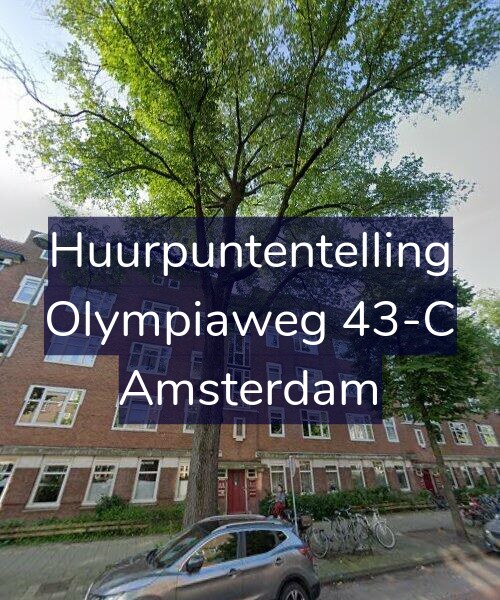 Foto gevel Huurpuntentelling voor Olympiaweg 43-C, Amsterdam