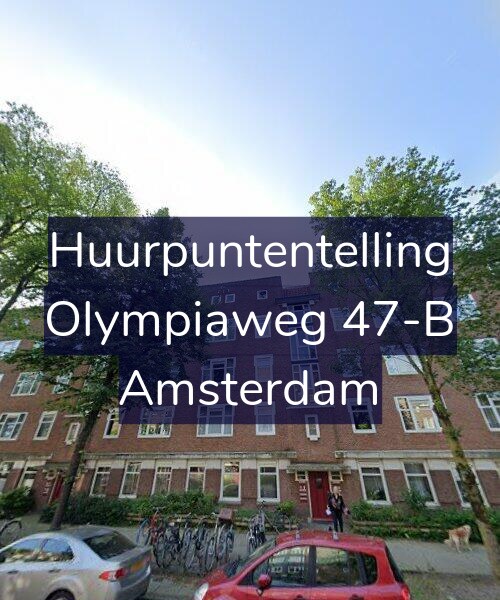 Foto gevel Huurpuntentelling voor Olympiaweg 47-B, Amsterdam