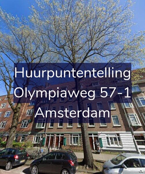 Foto gevel Huurpuntentelling voor Olympiaweg 57-1, Amsterdam