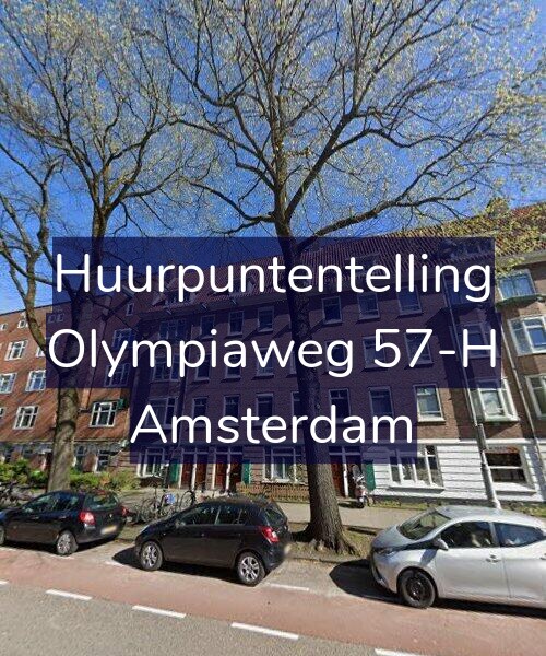 Foto gevel Huurpuntentelling voor Olympiaweg 57-H, Amsterdam