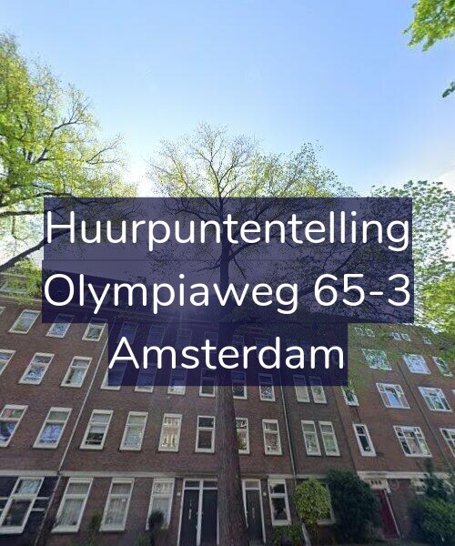 Foto gevel Huurpuntentelling voor Olympiaweg 65-3, Amsterdam