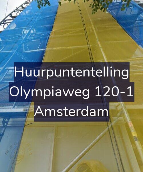 Foto gevel Huurpuntentelling voor Olympiaweg 120-1, Amsterdam