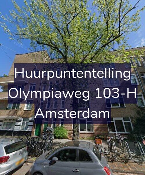 Foto gevel Huurpuntentelling voor Olympiaweg 103-H, Amsterdam