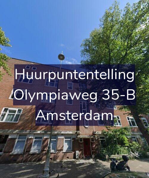 Foto gevel Huurpuntentelling voor Olympiaweg 35-B, Amsterdam