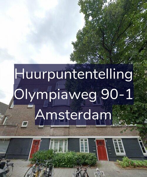 Foto gevel Huurpuntentelling voor Olympiaweg 90-1, Amsterdam