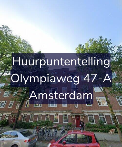 Foto gevel Huurpuntentelling voor Olympiaweg 47-A, Amsterdam
