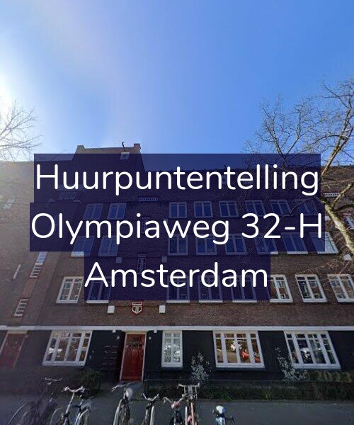 Foto gevel Huurpuntentelling voor Olympiaweg 32-H, Amsterdam
