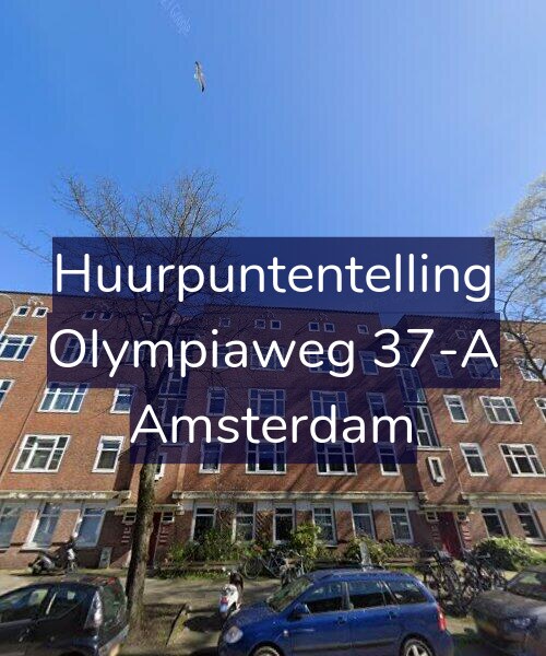Foto gevel Huurpuntentelling voor Olympiaweg 37-A, Amsterdam
