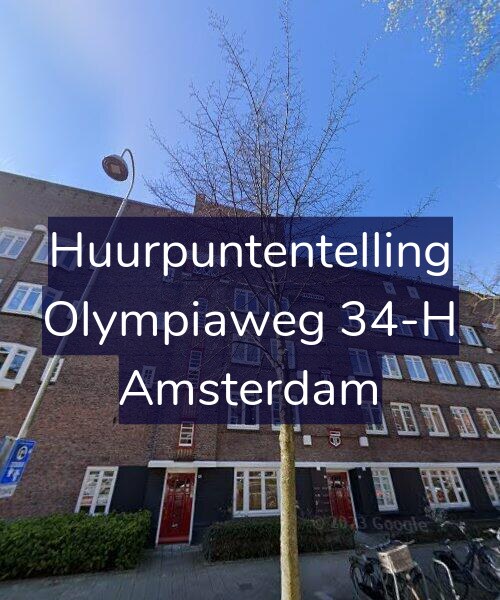 Foto gevel Huurpuntentelling voor Olympiaweg 34-H, Amsterdam