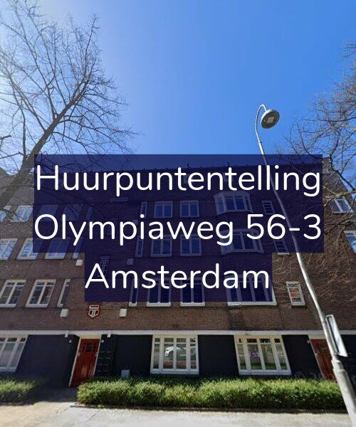 Foto gevel Huurpuntentelling voor Olympiaweg 56-3, Amsterdam