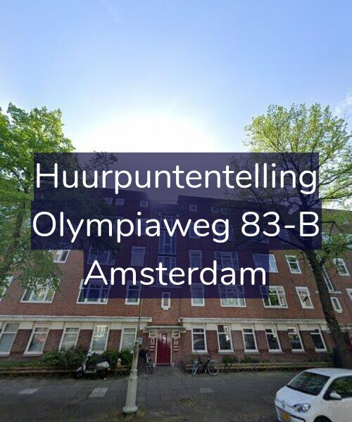 Foto gevel Huurpuntentelling voor Olympiaweg 83-B, Amsterdam