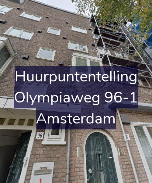 Foto gevel Huurpuntentelling voor Olympiaweg 96-1, Amsterdam