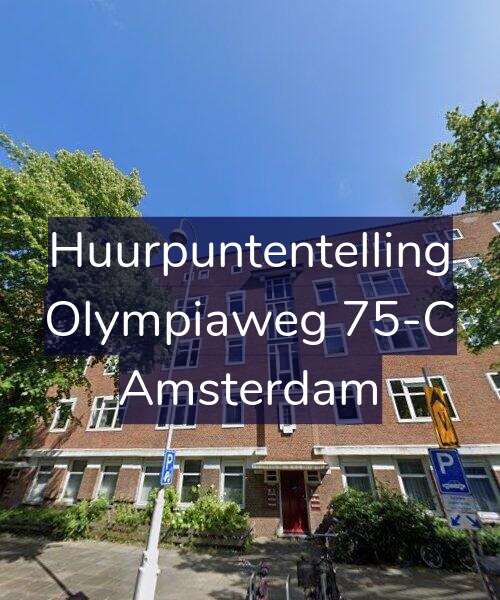 Foto gevel Huurpuntentelling voor Olympiaweg 75-C, Amsterdam