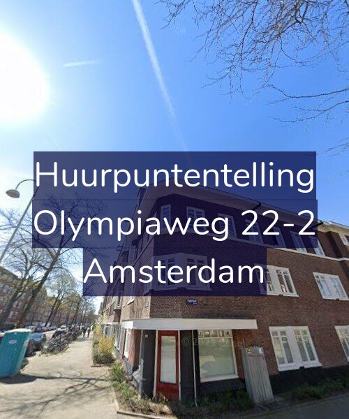 Foto gevel Huurpuntentelling voor Olympiaweg 22-2, Amsterdam