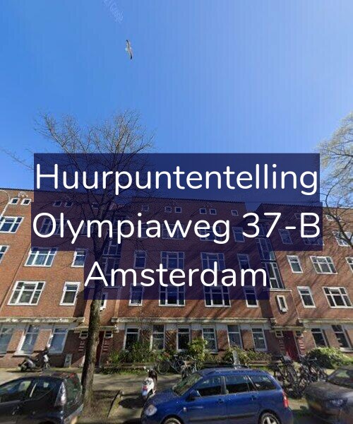 Foto gevel Huurpuntentelling voor Olympiaweg 37-B, Amsterdam