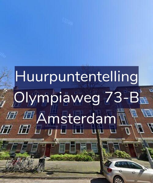 Foto gevel Huurpuntentelling voor Olympiaweg 73-B, Amsterdam