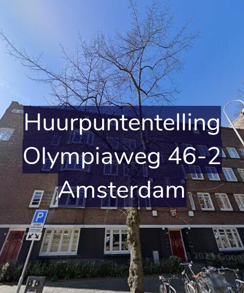 Foto gevel Huurpuntentelling voor Olympiaweg 46-2, Amsterdam