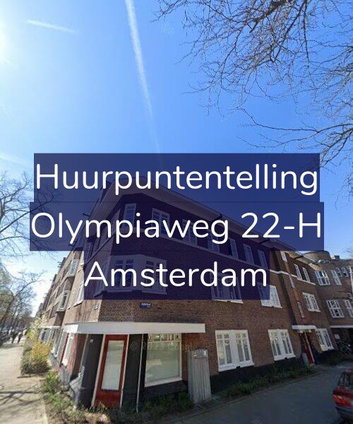 Foto gevel Huurpuntentelling voor Olympiaweg 22-H, Amsterdam