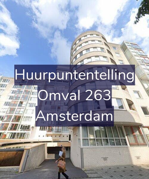 Foto gevel Huurpuntentelling voor Omval 263, Amsterdam