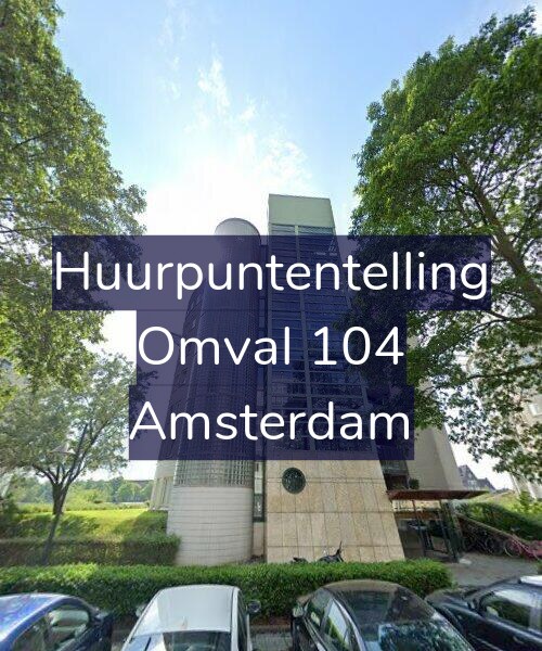 Foto gevel Huurpuntentelling voor Omval 104, Amsterdam