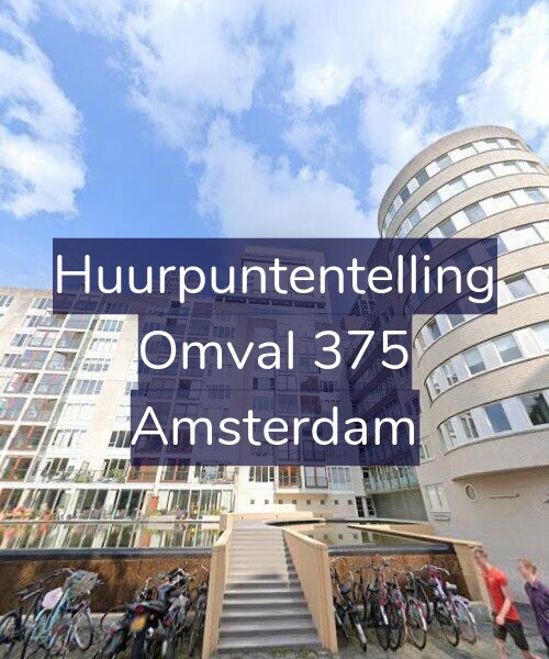 Foto gevel Huurpuntentelling voor Omval 375, Amsterdam