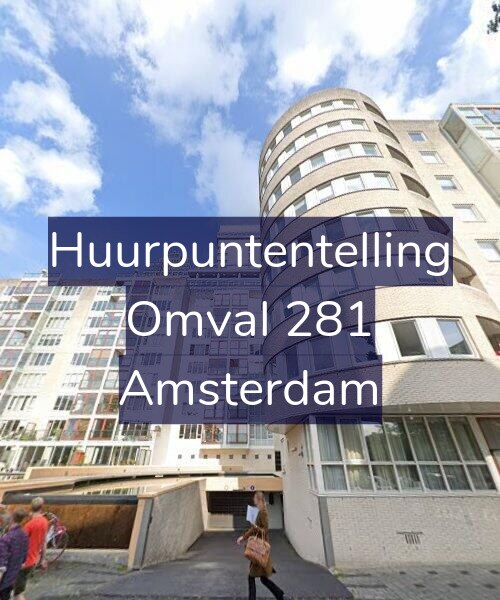 Foto gevel Huurpuntentelling voor Omval 281, Amsterdam