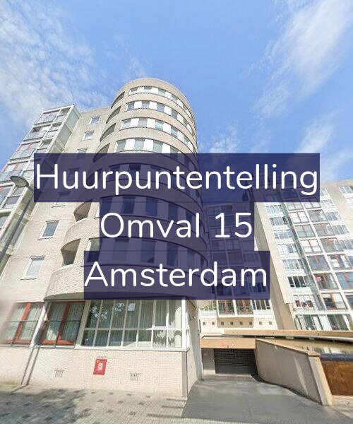 Foto gevel Huurpuntentelling voor Omval 15, Amsterdam