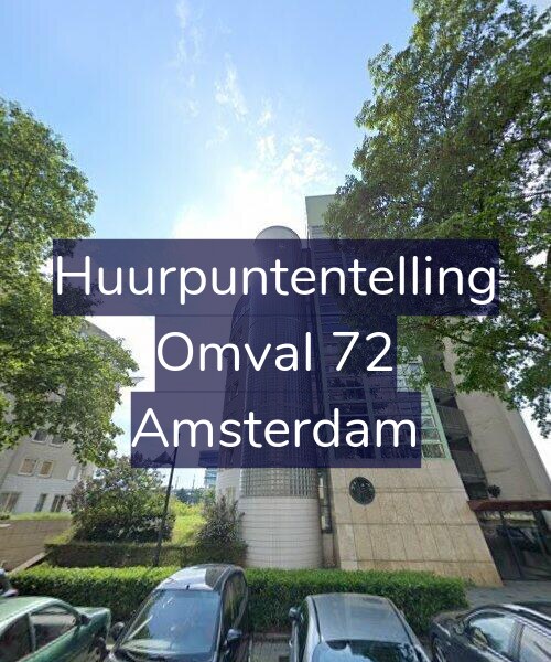Foto gevel Huurpuntentelling voor Omval 72, Amsterdam