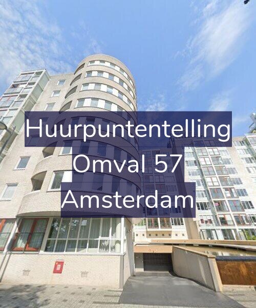 Foto gevel Huurpuntentelling voor Omval 57, Amsterdam