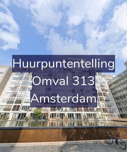 Foto gevel Huurpuntentelling voor Omval 313, Amsterdam